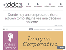 Tablet Screenshot of ddc-asociados.com